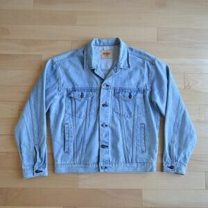 Vintage Hard Rock Cafe Denim Jean Jacket Trucker Orlando Florida